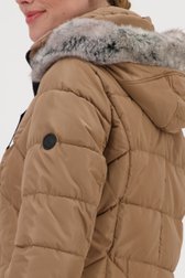 Veste matelassée beige foncé de Barbara Lebek pour Femmes