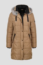 Veste matelassée beige foncé de Barbara Lebek pour Femmes