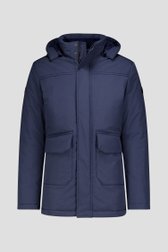 Photo produit 1 de Veste matelassée bleu foncé avec capuche amovible de Dansaert Blue pour Hommes