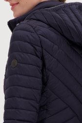 Veste matelassée bleu foncé de Barbara Lebek pour Femmes