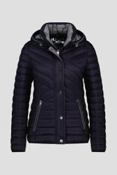 Veste matelassée bleu foncé de Barbara Lebek pour Femmes