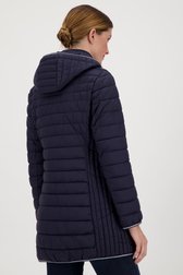 Veste matelassée bleu foncé de Barbara Lebek pour Femmes