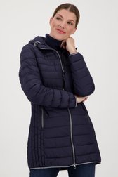 Veste matelassée bleu foncé de Barbara Lebek pour Femmes