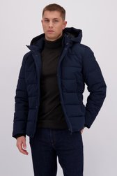 Le devant de Veste matelassée bleu foncé de Only & Sons pour Hommes