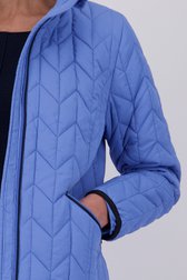 Veste matelassée légère bleue de Claude Arielle pour Femmes