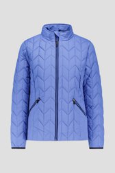 Veste matelassée légère bleue de Claude Arielle pour Femmes