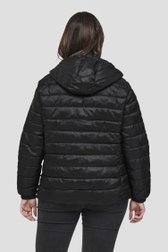 Veste matelassée noire de Only Carmakoma pour Femmes