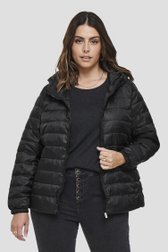 Veste matelassée noire de Only Carmakoma pour Femmes