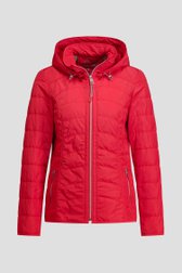 Photo produit 1 de Veste matelassée rouge avec capuche amovible de Barbara Lebek pour Femmes