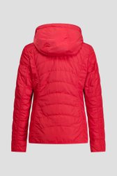 Photo produit 2 de Veste matelassée rouge avec capuche amovible de Barbara Lebek pour Femmes