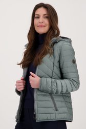 Veste matelassée vert menthe de Barbara Lebek pour Femmes
