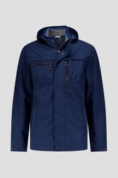Veste navy avec capuche amovible de Gate One pour Hommes