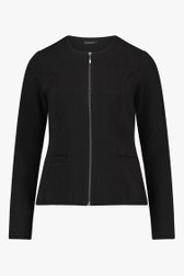 Veste noir en tissu côtelé de Claude Arielle pour Femmes