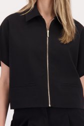 Photo supplémentaire 1 de Veste noire à manches courtes de D'Auvry pour Femmes