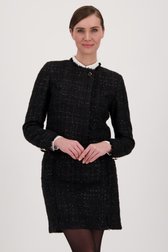 Veste noire en bouclé brillant de D'Auvry pour Femmes