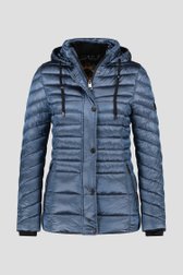 Veste polaire matelassée bleue de Barbara Lebek pour Femmes