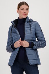 Veste polaire matelassée bleue de Barbara Lebek pour Femmes