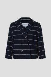 Photo produit 1 de Veste rayée noire de More & More pour Femmes