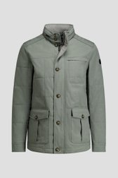 Photo produit 1 de Veste vert gris avec capuche amovible de Dansaert Blue pour Hommes