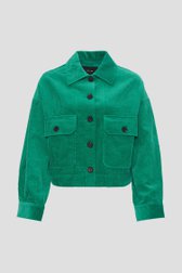 Veste verte en velours côtelé de Opus pour Femmes