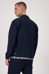 Veste zippée bleu foncé de Casual Five pour Hommes