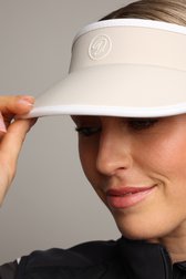 Photo supplémentaire 6 de Visière beige avec détails blancs de Dansaert Golf Club pour Femmes