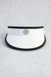 Le dos de Visière blanche avec détails gris foncé de Dansaert Golf Club pour Femmes