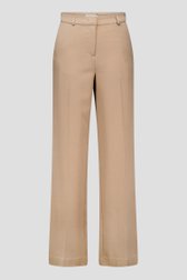 Wijde beige broek van Liberty Island voor Dames