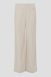 Wijde beige broek van Opus voor Dames