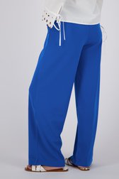 Wijde blauwe broek met elastische taille van JDY voor Dames