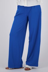 Wijde blauwe broek met elastische taille van JDY voor Dames