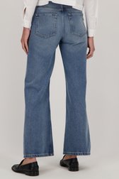 Achterkant van Wijde blauwe jeans door More & More voor Dames