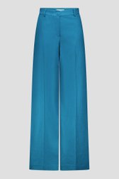 Productfoto 1 van Wijde blauwgroene broek door D'Auvry voor Dames