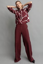 Extra foto 5 van Wijde bordeaux broek  door D'Auvry voor Dames