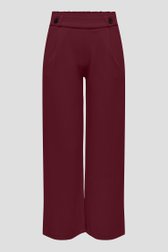Productfoto 1 van Wijde bordeaux broek door JDY voor Dames