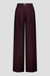 Productfoto 2 van Wijde bordeaux broek door Louise voor Dames