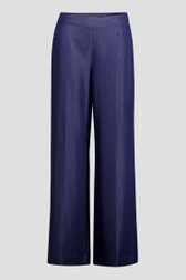 Productfoto 1 van Wijde broek in denim look door Claude Arielle voor Dames
