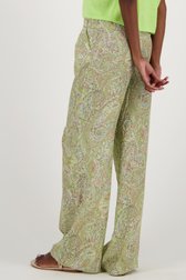 Wijde broek met fijne paisley print van Louise voor Dames