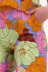 Wijde broek met kleurrijke bladerprint van Libelle voor Dames