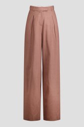 Productfoto 1 van Wijde bruine broek door Louise voor Dames