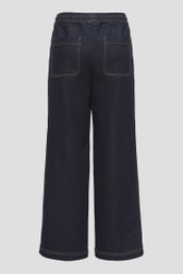 Productfoto 2 van Wijde donkerblauwe jeans met elastische taille door JDY voor Dames