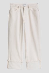 Productfoto 1 van Wijde ecru jeans met omslag door Marc O'Polo voor Dames