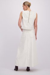 Extra foto 2 van Wijde ecru jeansrok  door Liberty Island Denim voor Dames