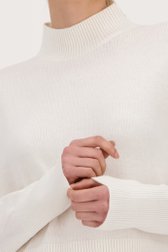 Wijde ecru trui met wol van Opus voor Dames