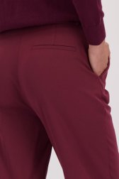 Detail van Wijde geklede broek - Bordeaux door Liberty Island voor Dames