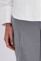 Detail van Wijde grijze broek door Liberty Island voor Dames