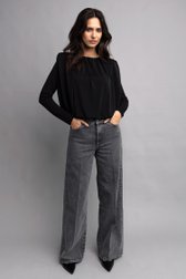 Extra foto 4 van Wijde grijze jeans door Louise voor Dames