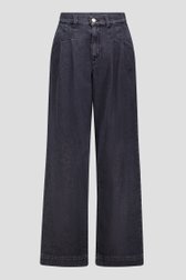 Productfoto 1 van Wijde grijze jeans met verwassen look door Murielle Victorine Scherre voor Dames