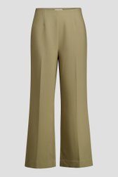 Productfoto 1 van Wijde kaki broek - 7/8 lengte door Libelle voor Dames