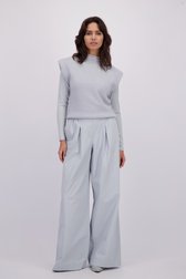 Extra foto 1 van Wijde lichtblauwe broek door Louise voor Dames